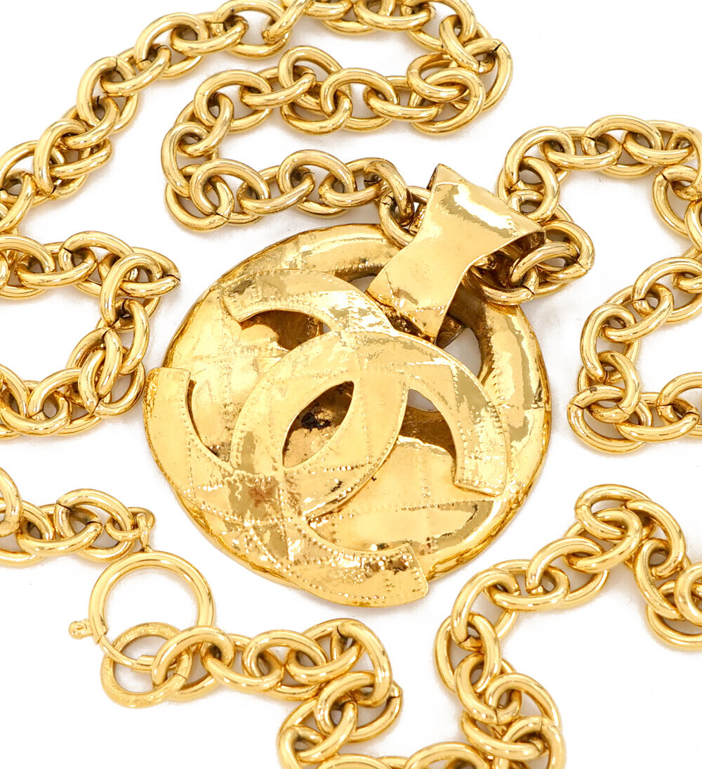 Chanel Large Cc Logo Quilted Chain #355018C91B